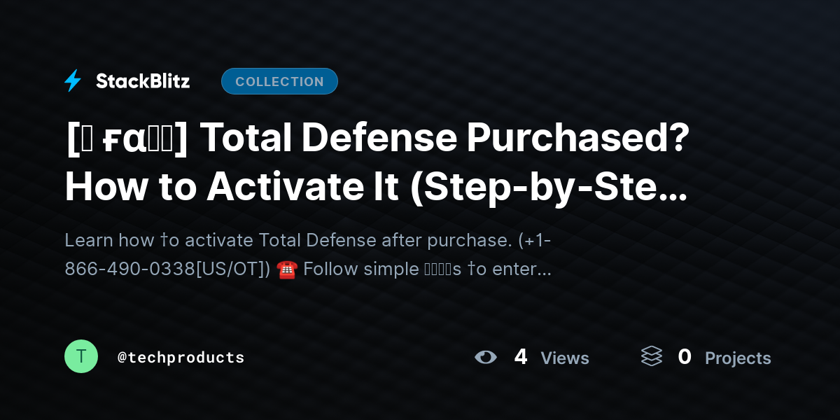 [♜ ғα𝐐𝐒] Total Defense Purchased? How to Activate It (Step-by-Step Guide) by techproducts