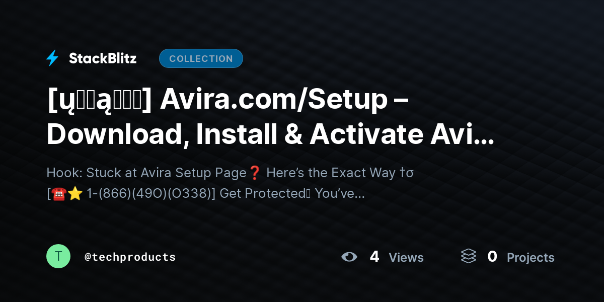[ų℘ɖąɬɛɖ] Avira.com/Setup – Download, Install & Activate Avira Antivirus (Complete Guide) by techproducts