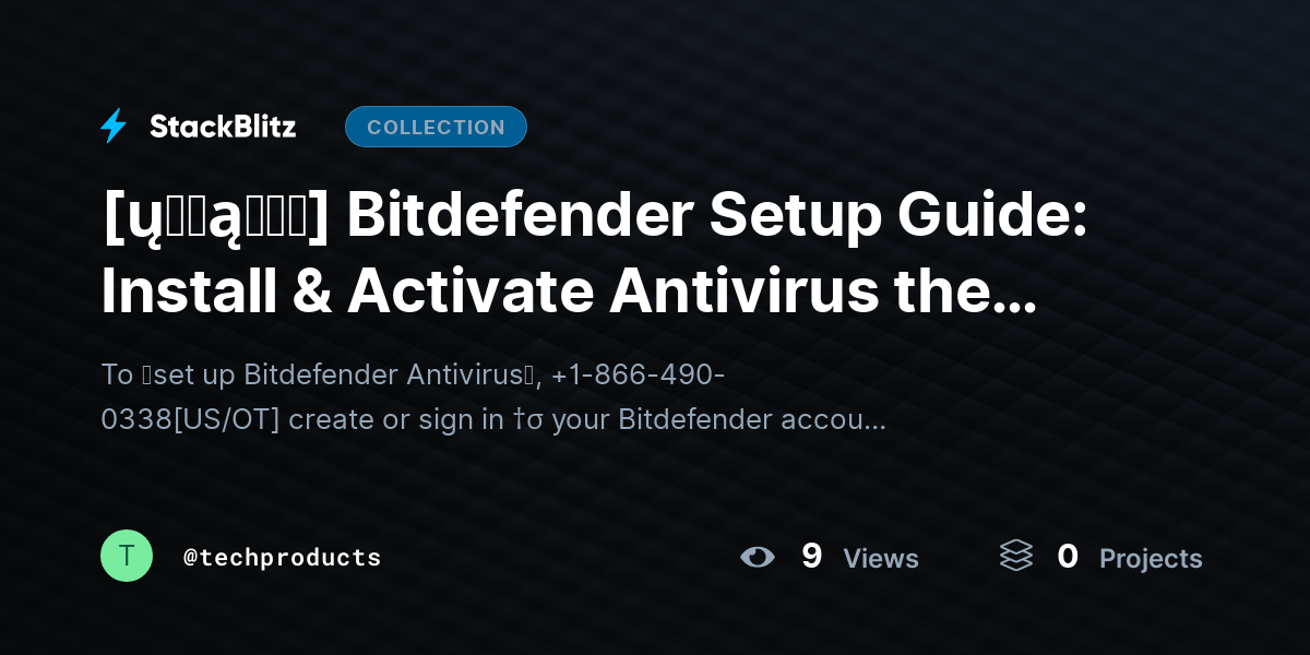[ų℘ɖąɬɛɖ] Bitdefender Setup Guide: Install & Activate Antivirus the Right Way  by techproducts