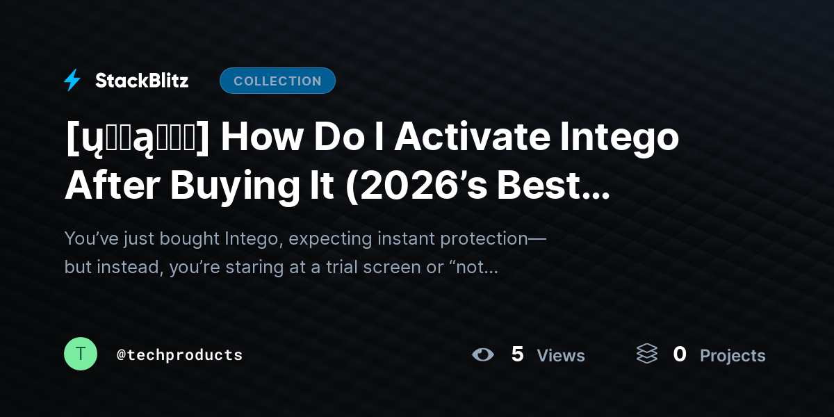 [ų℘ɖąɬɛɖ] How Do I Activate Intego After Buying It (2026’s Best Method) by techproducts