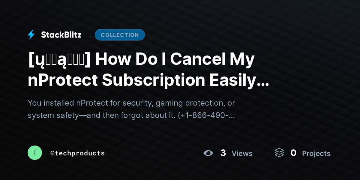[ų℘ɖąɬɛɖ] How Do I Cancel My nProtect Subscription Easily (2026 Stress-Free Guide) by techproducts
