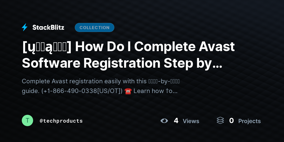 [ų℘ɖąɬɛɖ] How Do I Complete Avast Software Registration Step by Step? (Full Setup Guide for Beginners) by techproducts