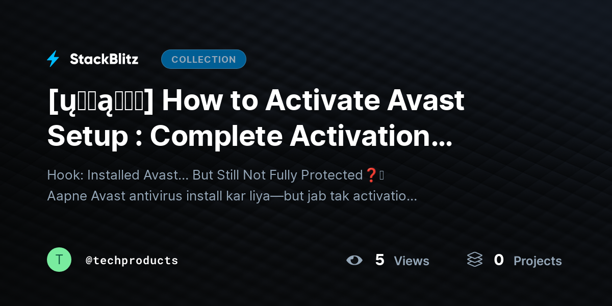 [ų℘ɖąɬɛɖ] How to Activate Avast Setup : Complete Activation Guide for Smooth Protection by techproducts