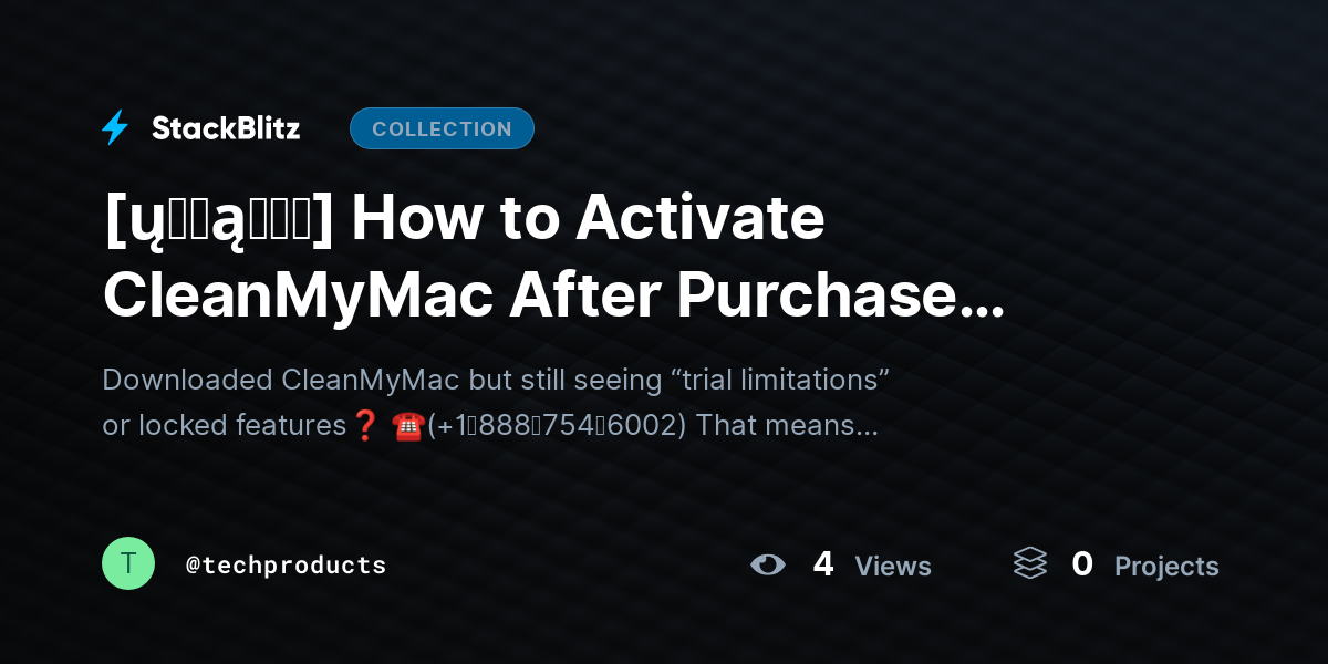 [ų℘ɖąɬɛɖ] How to Activate CleanMyMac After Purchase (Step-by-Step Guide for 2026) by techproducts
