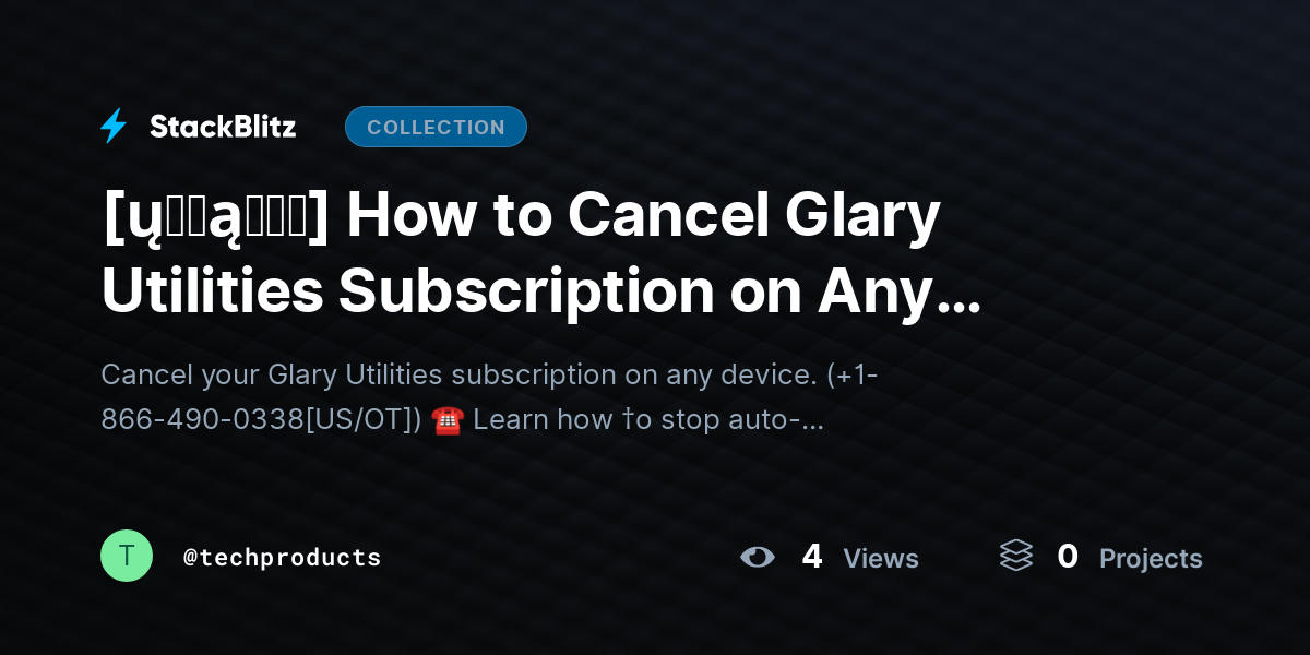 [ų℘ɖąɬɛɖ] How to Cancel Glary Utilities Subscription on Any Device (2026 Step-by-Step Guide) by techproducts