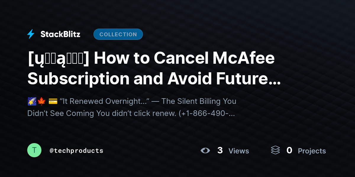 [ų℘ɖąɬɛɖ] How to Cancel McAfee Subscription and Avoid Future Charges (2026 Complete Guide) by techproducts