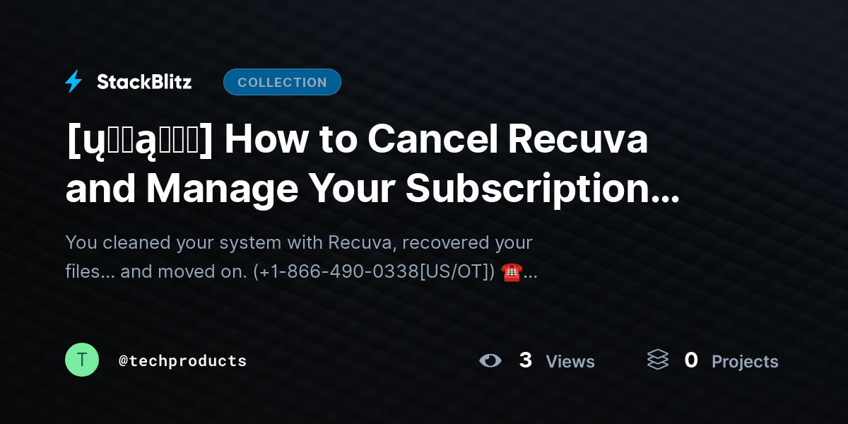 [ų℘ɖąɬɛɖ] How to Cancel Recuva and Manage Your Subscription Settings (2026 Complete Guide) by techproducts