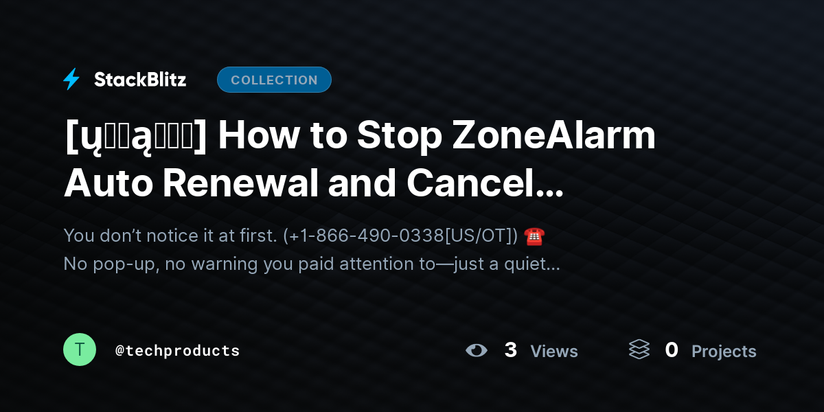[ų℘ɖąɬɛɖ] How to Stop ZoneAlarm Auto Renewal and Cancel Subscription (2026 No-Mistake Guide) by techproducts