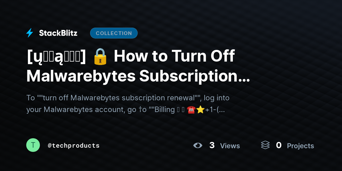 [ų℘ɖąɬɛɖ] 🔒 How to Turn Off Malwarebytes Subscription Renewal and Cancel It (2026 Guide) by techproducts