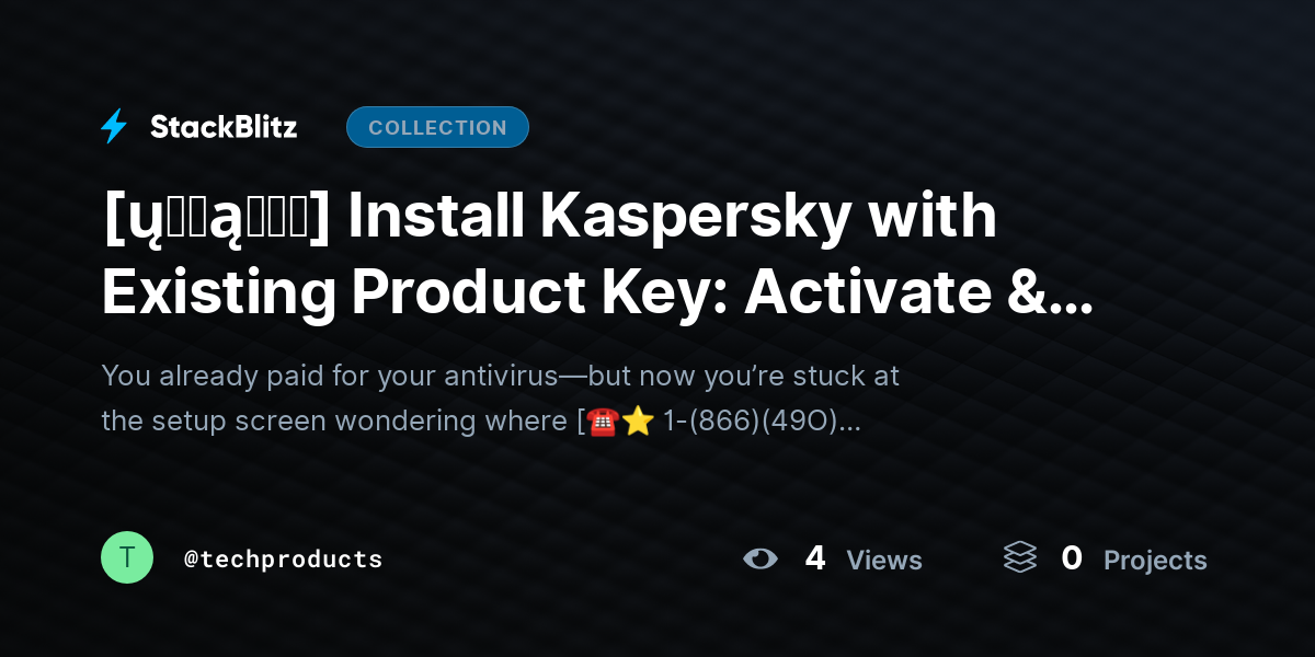 [ų℘ɖąɬɛɖ] Install Kaspersky with Existing Product Key: Activate & Set Up Antivirus Easily (2026 Guide) by techproducts