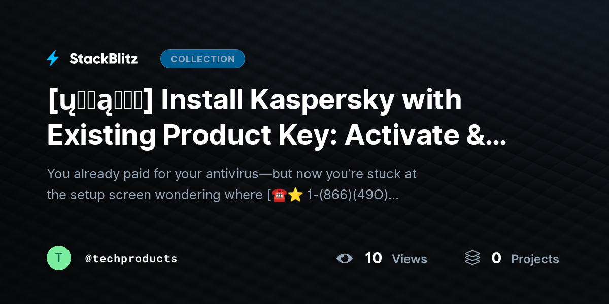 [ų℘ɖąɬɛɖ] Install Kaspersky with Existing Product Key: Activate & Set Up Antivirus Easily (2026 Guide) by techproducts