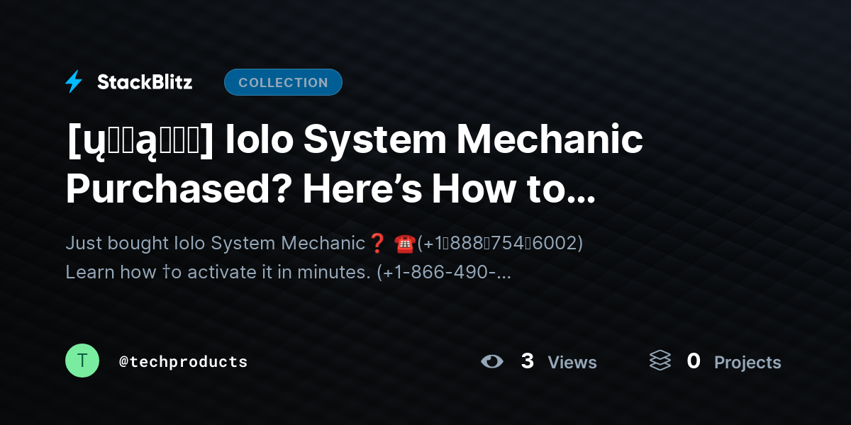 [ų℘ɖąɬɛɖ] Iolo System Mechanic Purchased? Here’s How to Activate It (Quick Start Guide) by techproducts