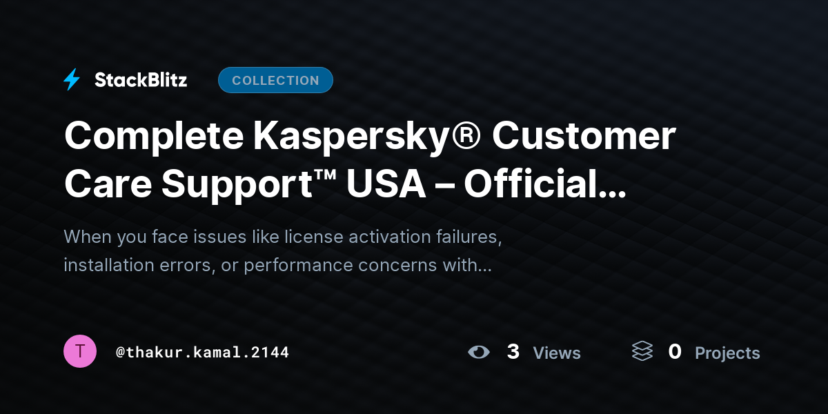 Complete Kaspersky® Customer Care Support™ USA – Official Guide by thakur.kamal.2144