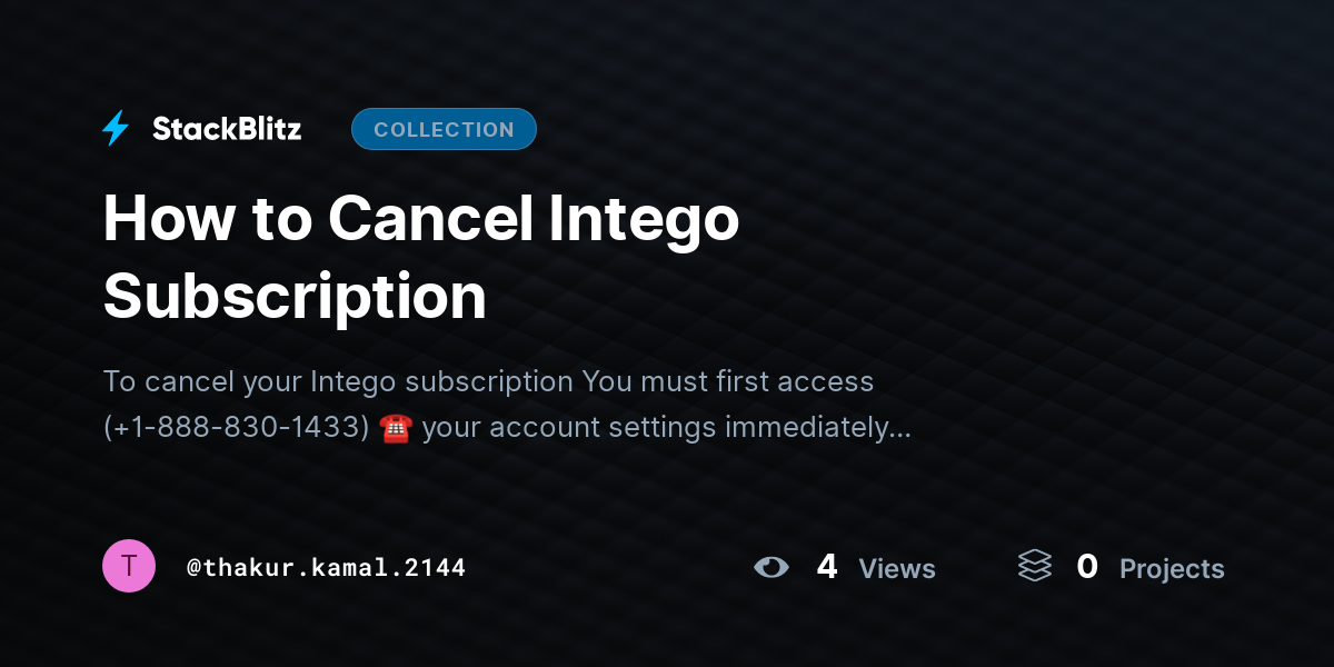How to Cancel Intego Subscription by thakur.kamal.2144