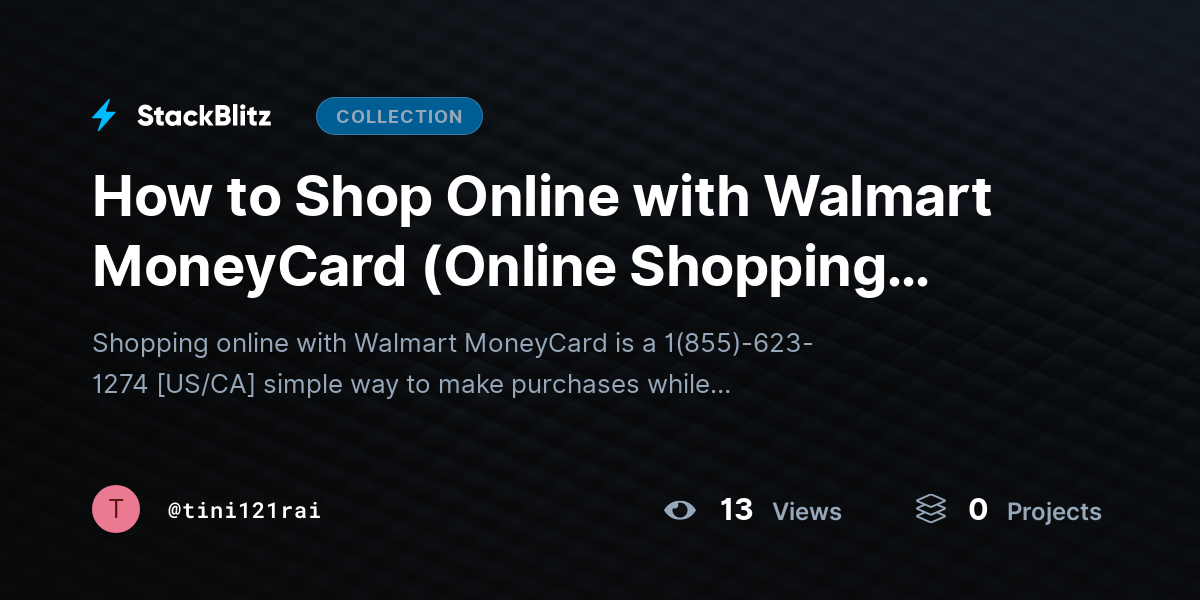 How to Shop Online with Walmart MoneyCard (Online Shopping Guide) by tini121rai