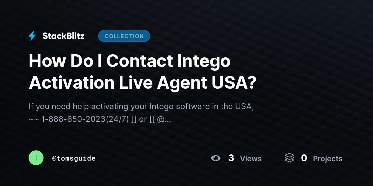 How Do I Contact Intego Activation Live Agent USA? by tomsguide