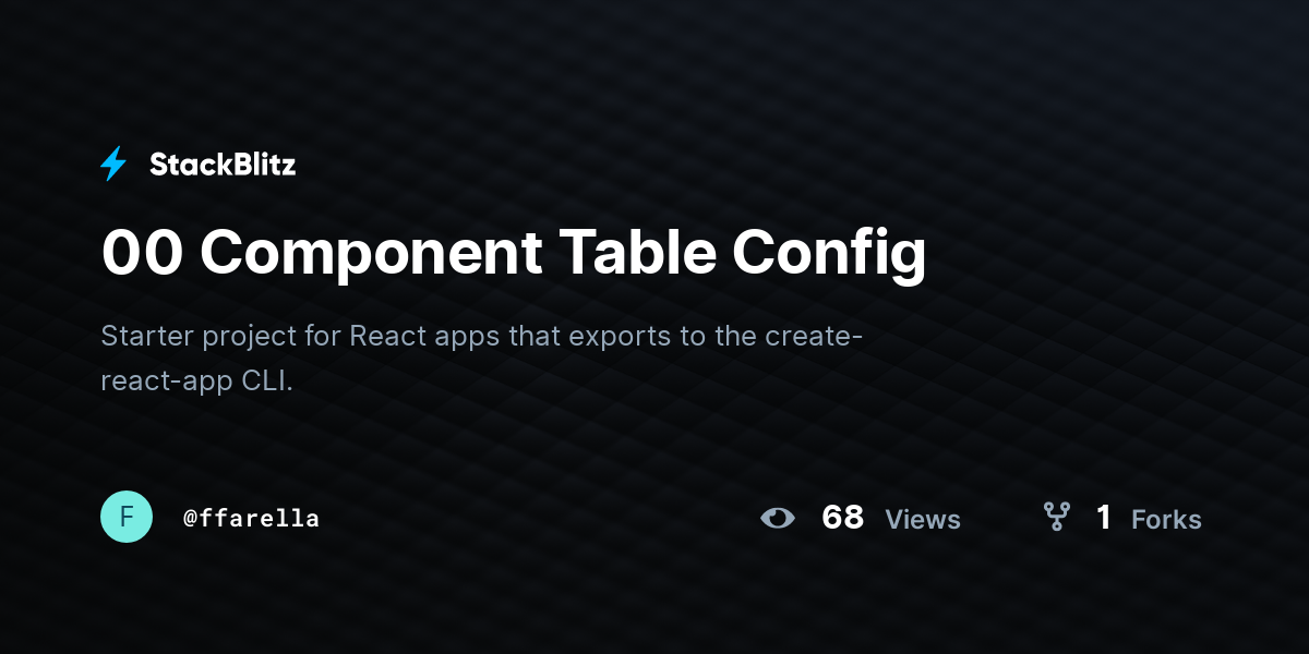 00 Component Table Config - StackBlitz