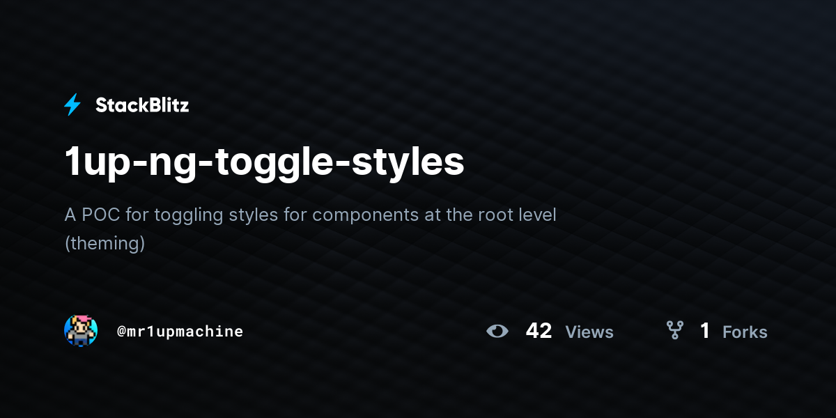 1upngtogglestyles StackBlitz