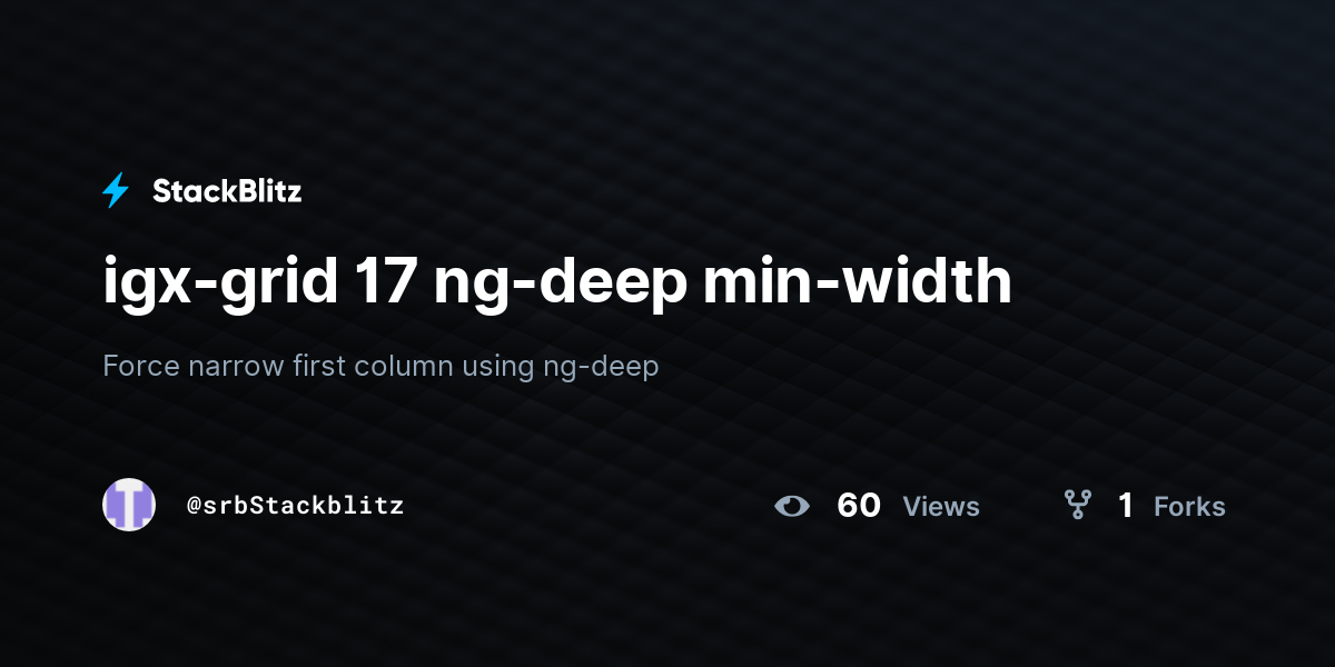 igx-grid 17 ng-deep min-width - StackBlitz
