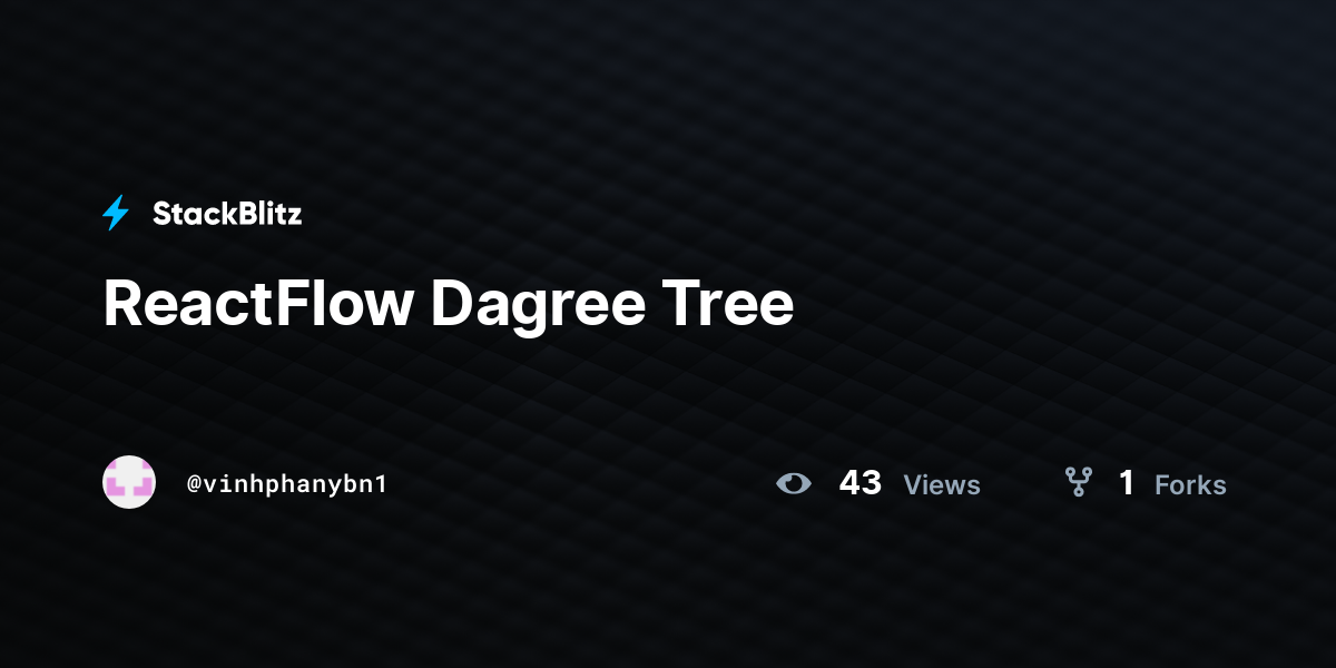 ReactFlow Dagree Tree - StackBlitz
