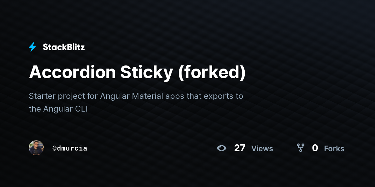 Accordion Sticky (forked) - StackBlitz