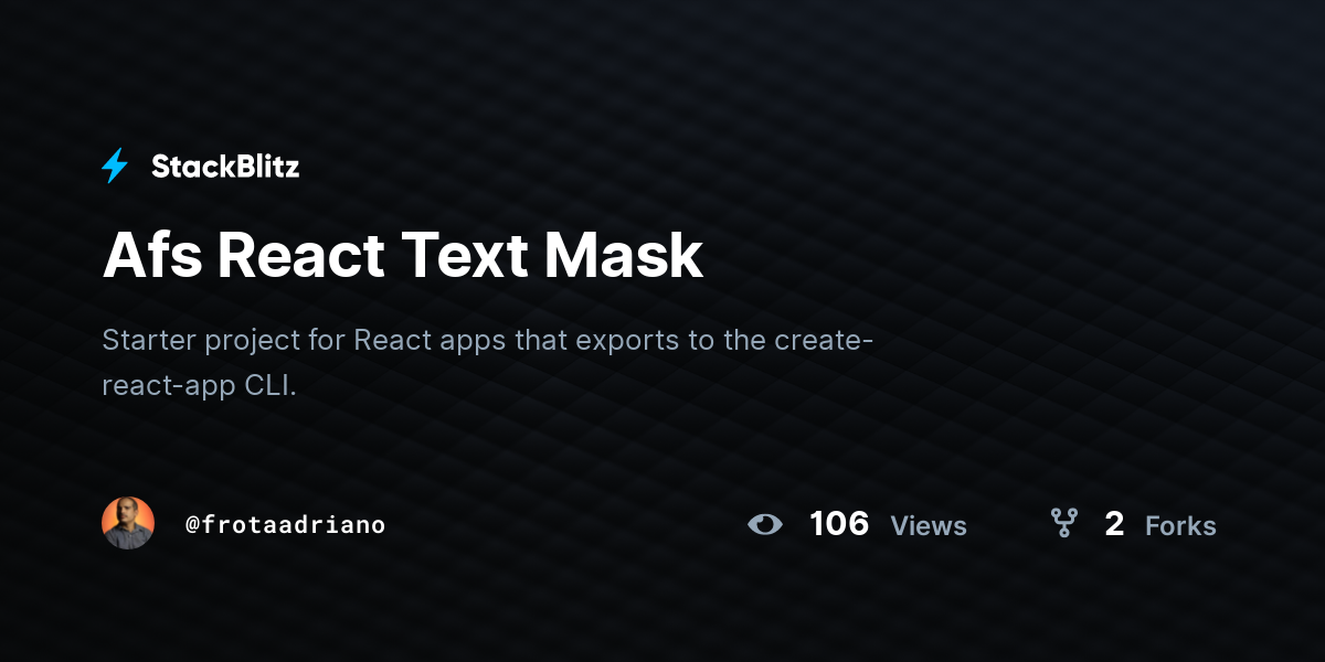 React Text Mask Example