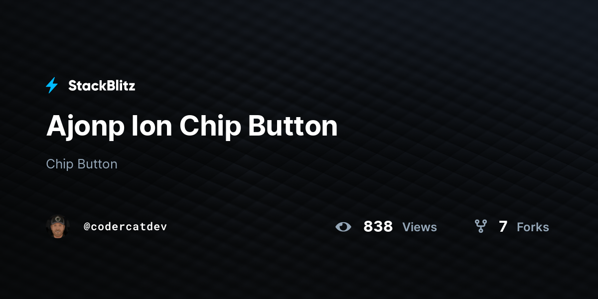 Ajonp Ion Chip Button - StackBlitz