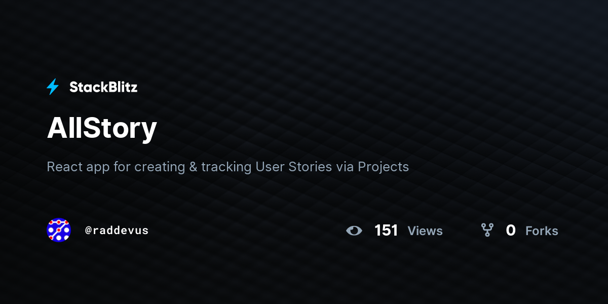 AllStory - StackBlitz