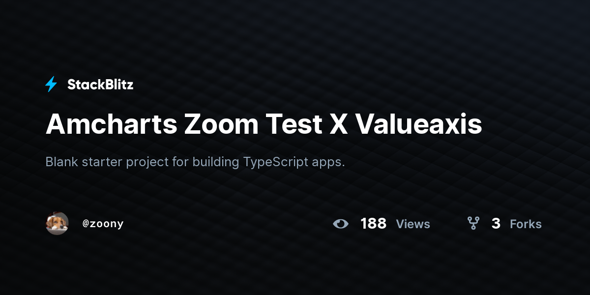 Amcharts Zoom Test X Valueaxis - StackBlitz