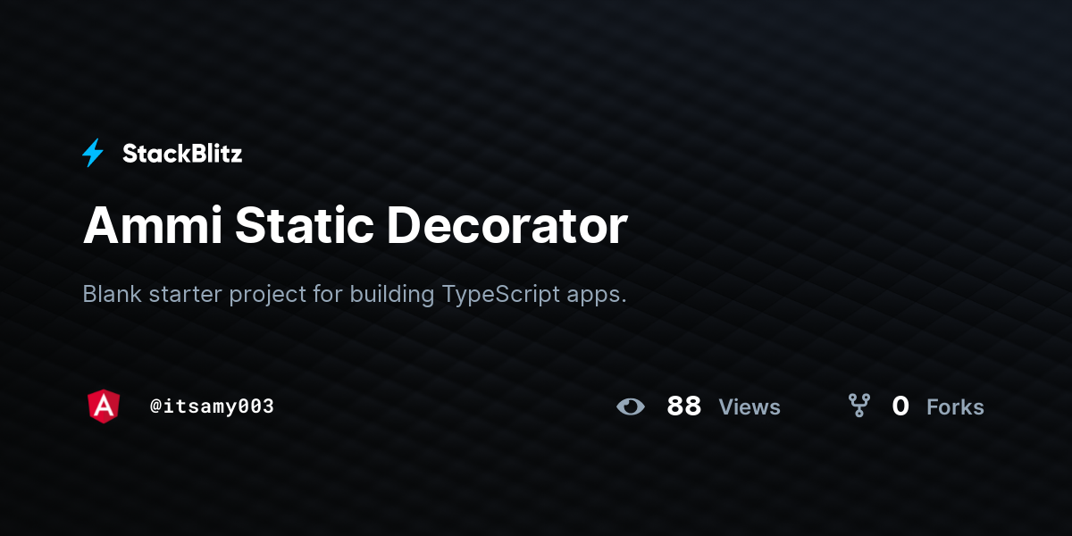 Ammi Static Decorator - StackBlitz
