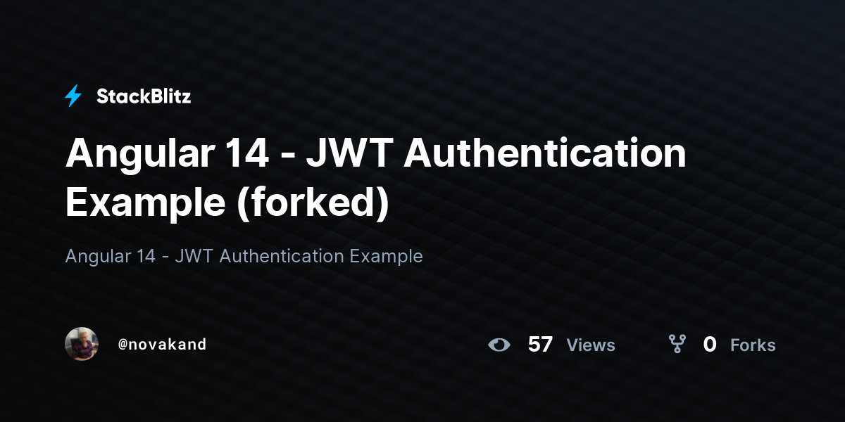 angular-14-jwt-authentication-example-forked-stackblitz