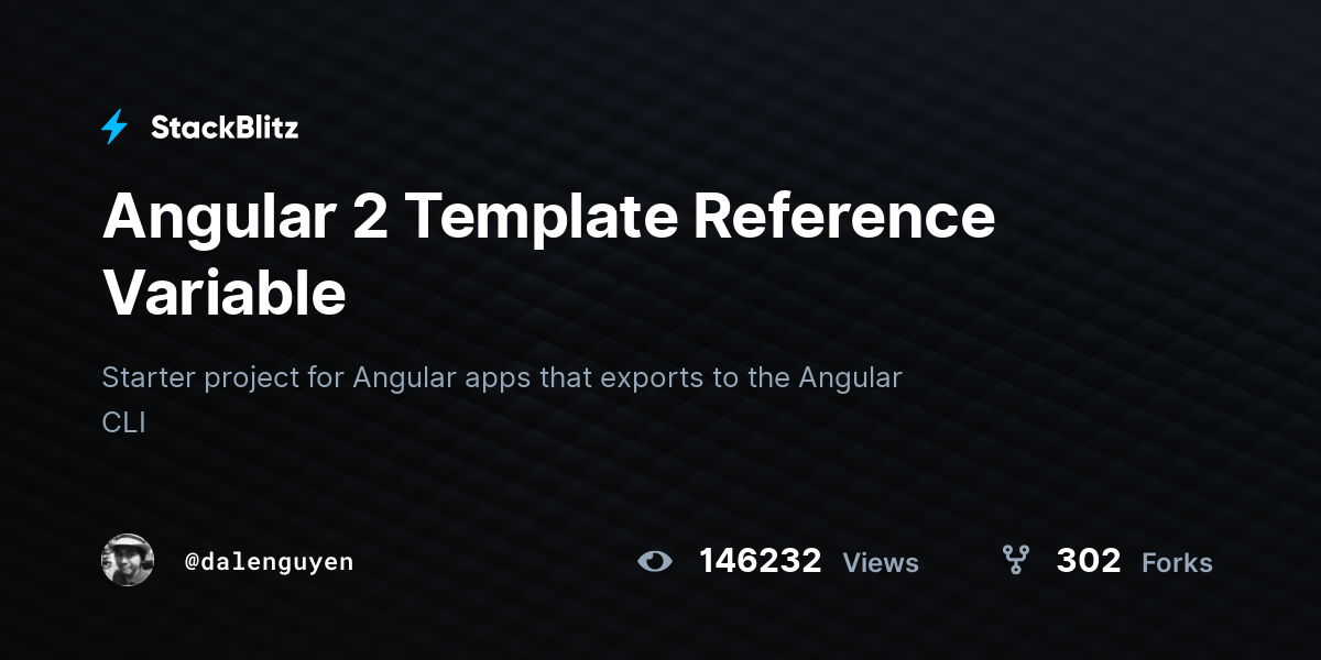 angular-2-template-reference-variable-stackblitz