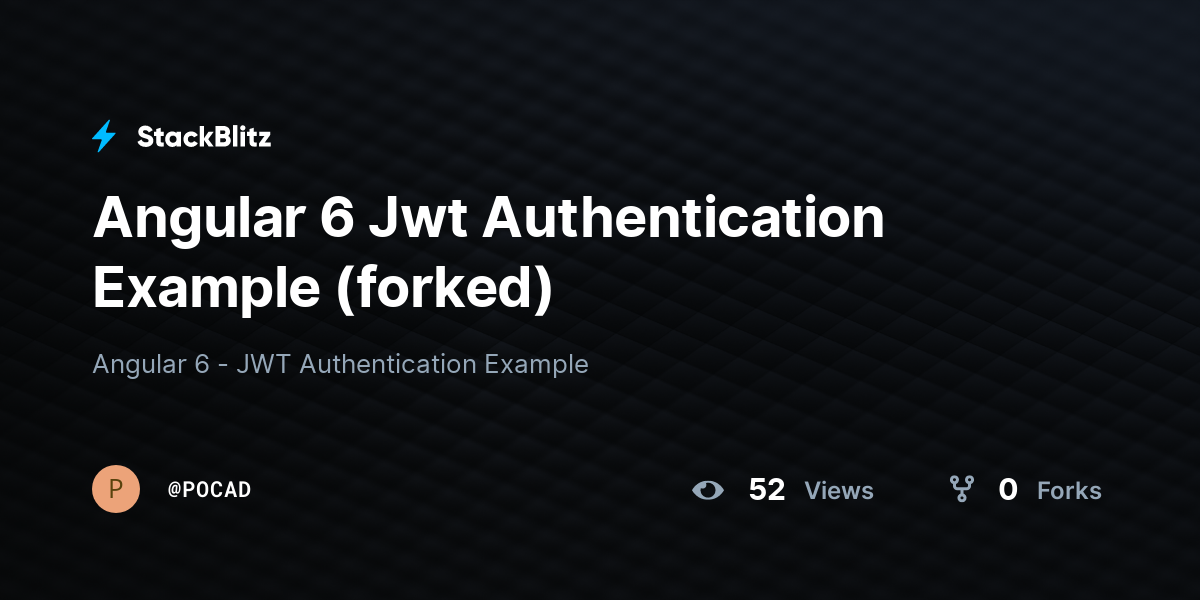 angular-6-jwt-authentication-example-forked-stackblitz