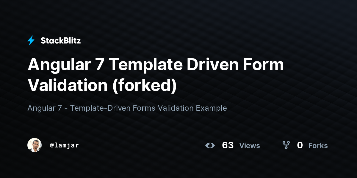 angular-7-template-driven-form-validation-forked-stackblitz