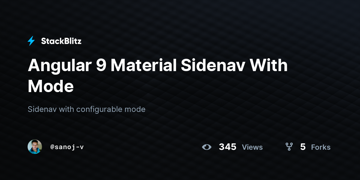 angular-9-material-sidenav-with-mode-stackblitz