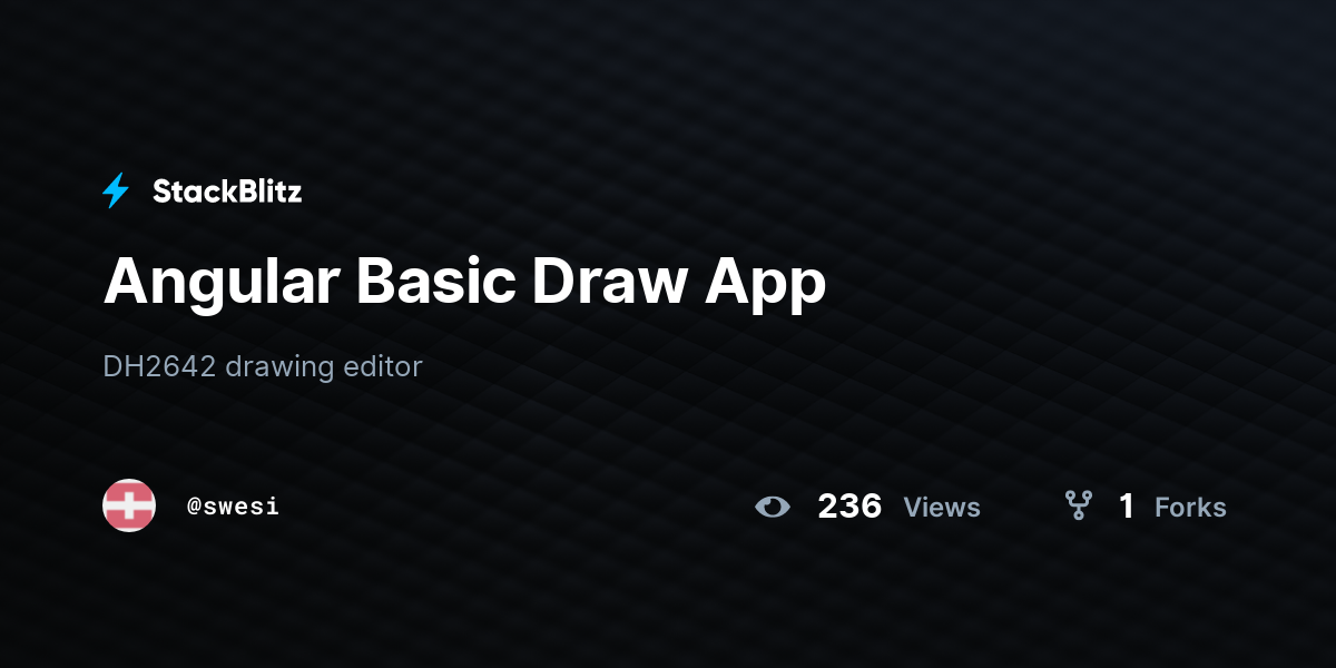 Angular Basic Draw App - StackBlitz
