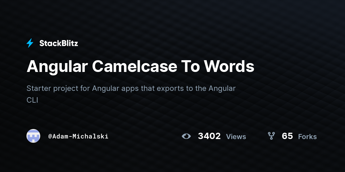 angular-camelcase-to-words-stackblitz