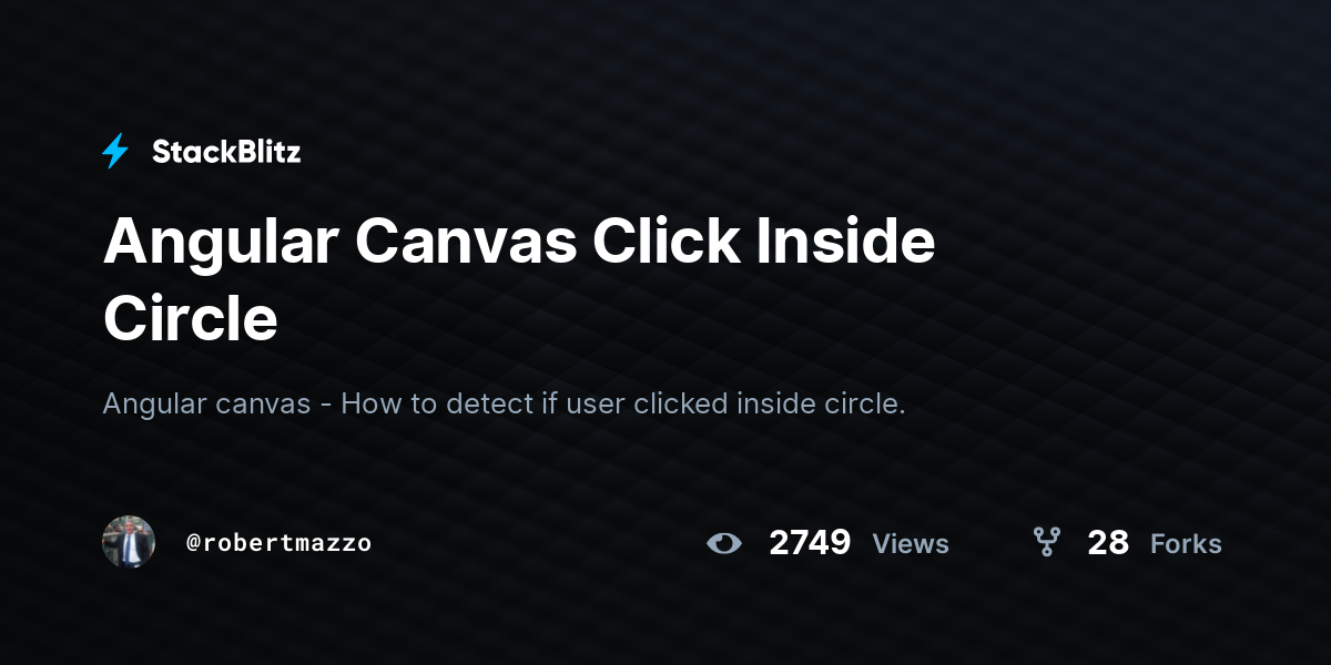 Angular Canvas Click Inside Circle - StackBlitz