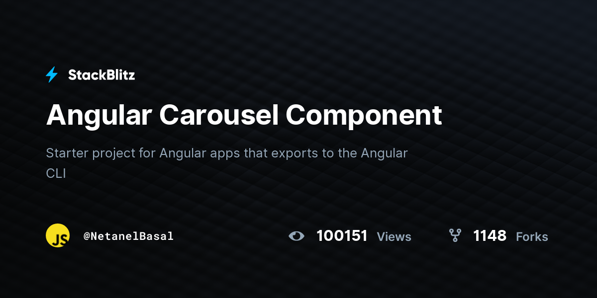 Angular Carousel Component - StackBlitz