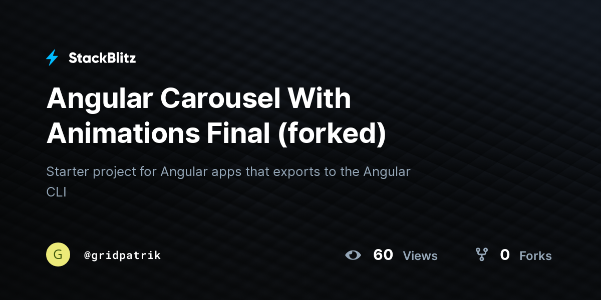 Angular Carousel With Animations Final (forked) - StackBlitz