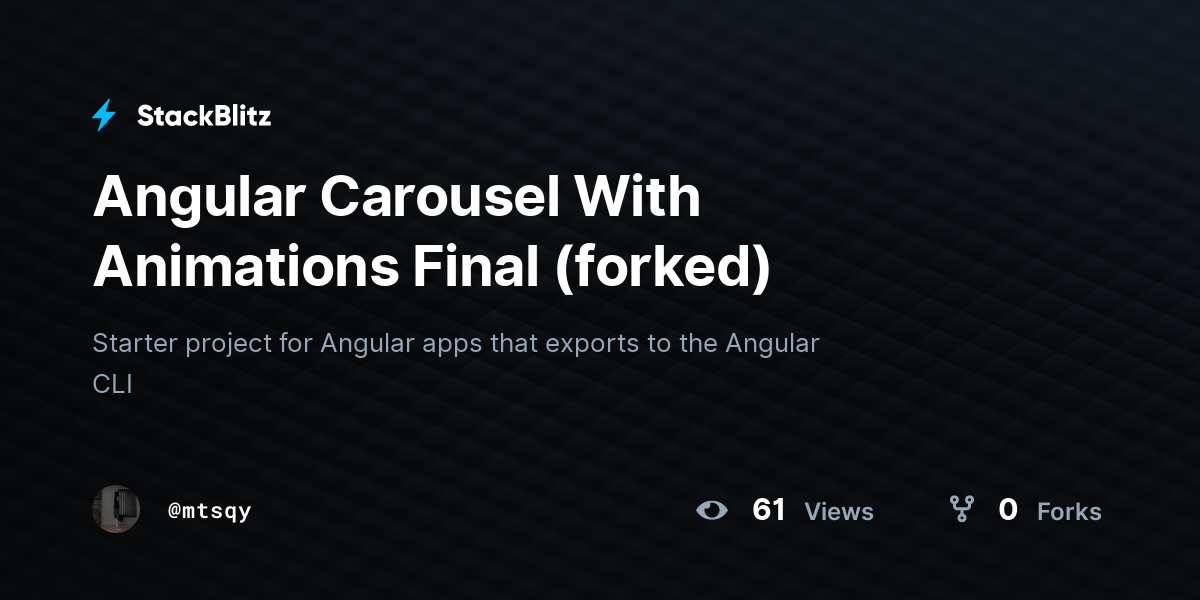 Angular Carousel With Animations Final (forked) - StackBlitz