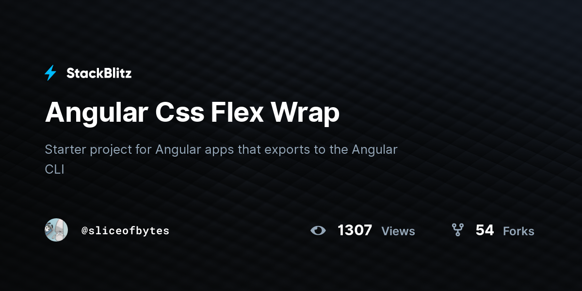 angular-css-flex-wrap-stackblitz