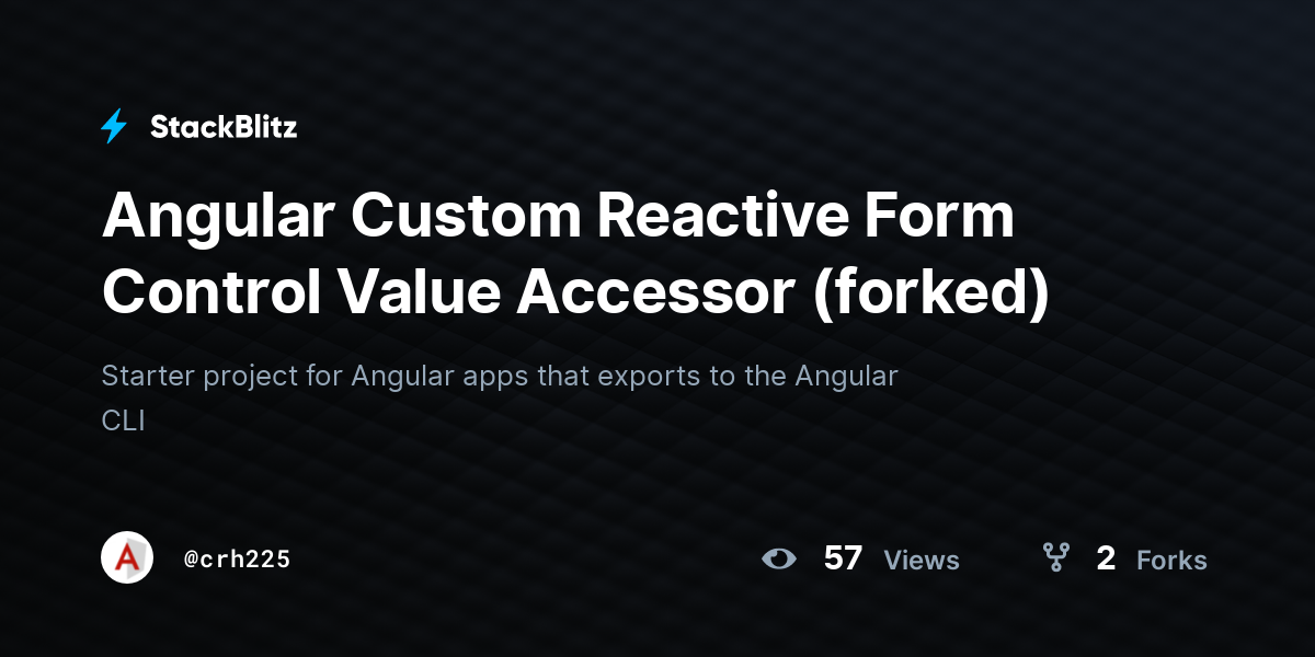 update form control value angular