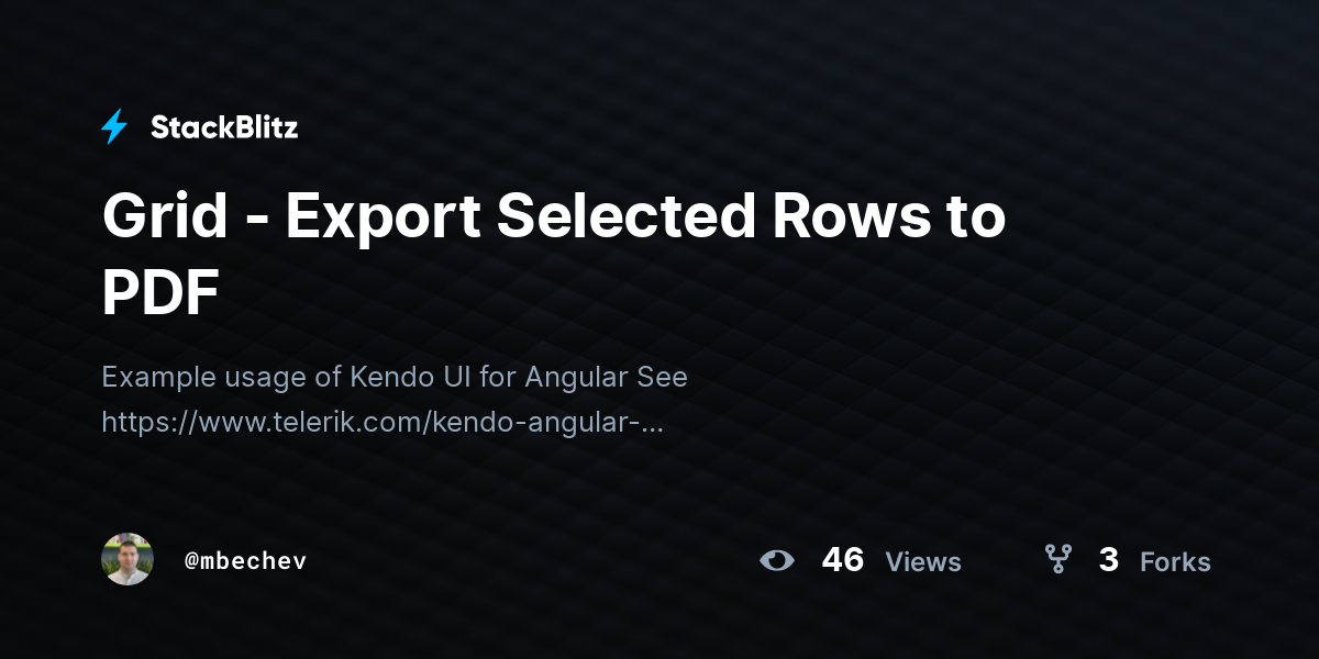 export-selected-rows-to-pdf-stackblitz