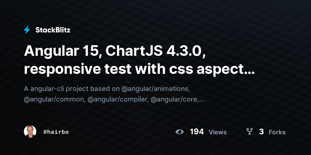 Chart Js Aspect Ratio 