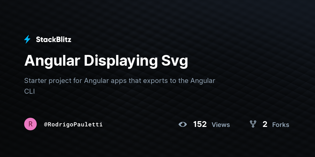 Angular Displaying Svg - StackBlitz