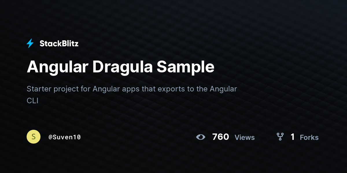 Angular Dragula Sample - StackBlitz