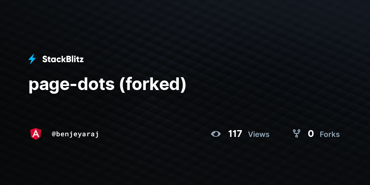 page-dots (forked) - StackBlitz