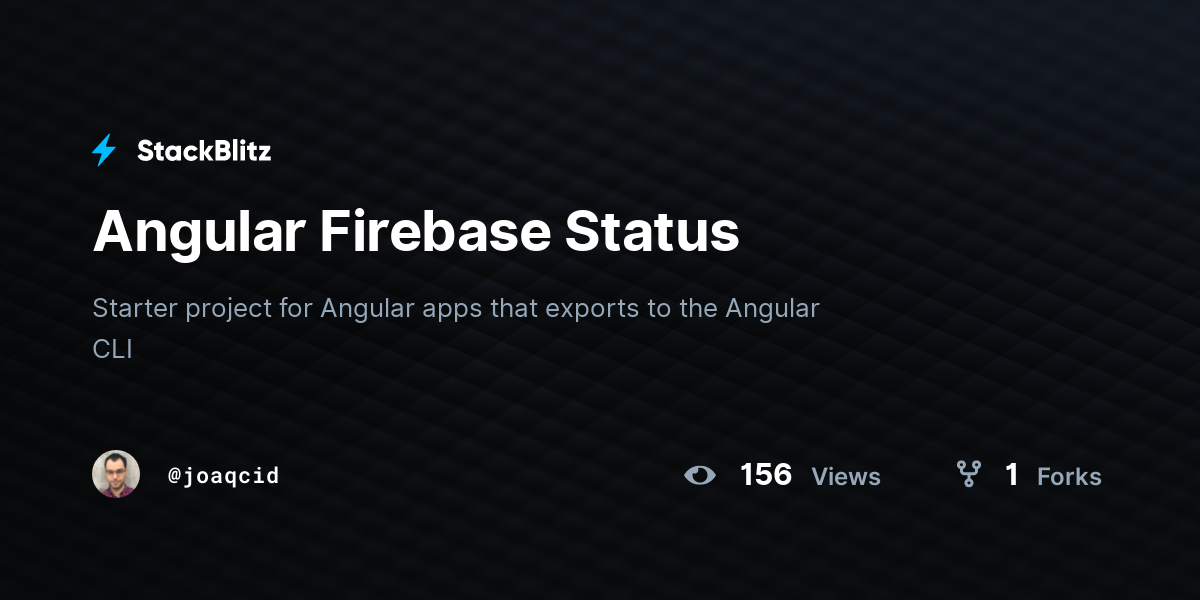 angular-firebase-status-stackblitz