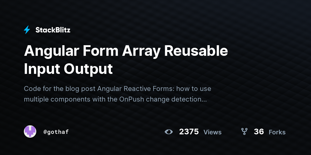 angular-form-array-reusable-input-output-stackblitz
